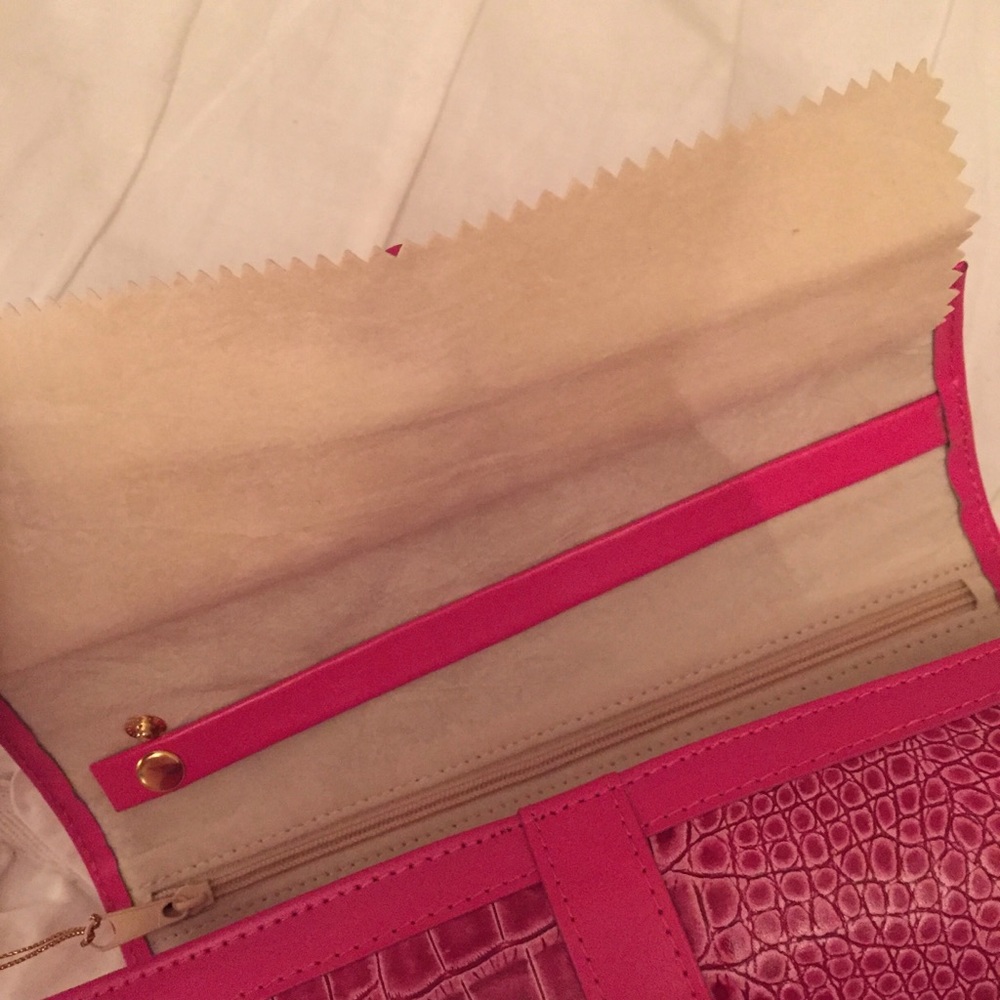 NWT Pink Leather Jewelry Travel Case - Picture 4 of 7